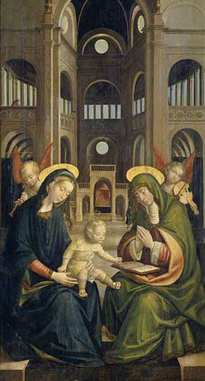 The Virgin and Child with St. Anne